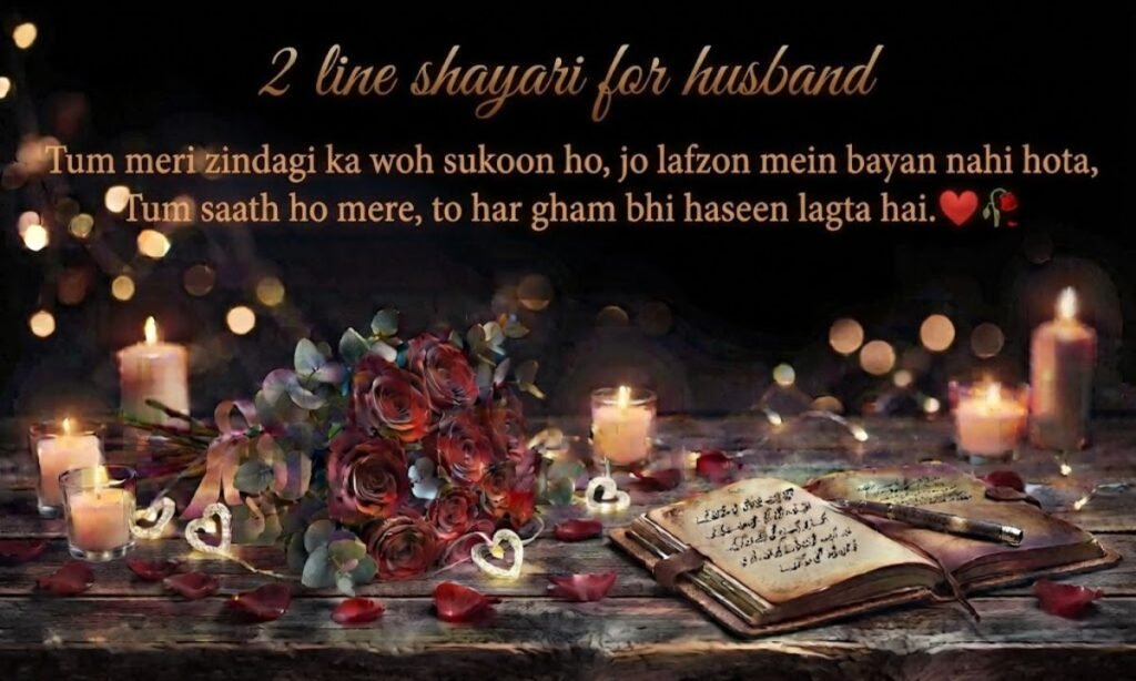 2 line shayari for husband