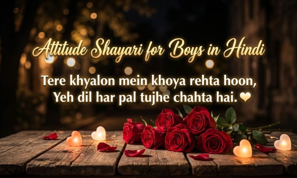 Attitude Shayari for Boys in Hindi