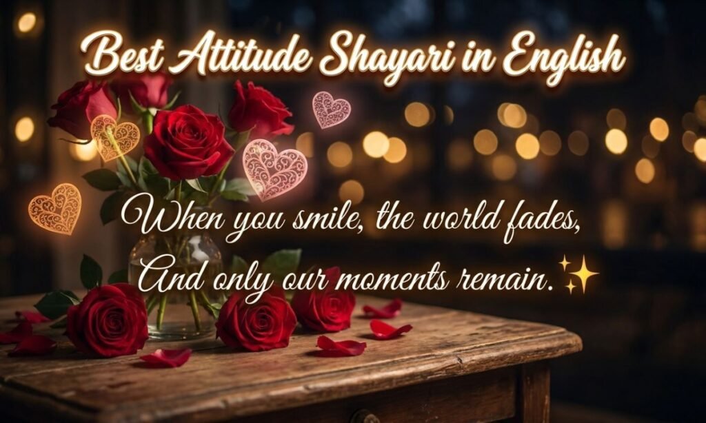 Best Attitude Shayari in English