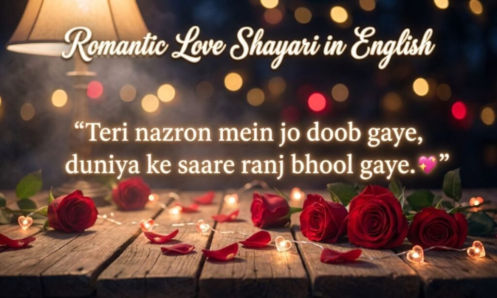 Romantic Love Shayari in English