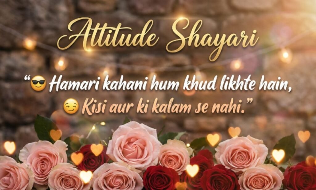 Attitude Shayari