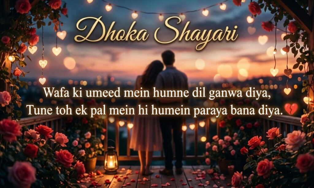 Dhoka Shayari