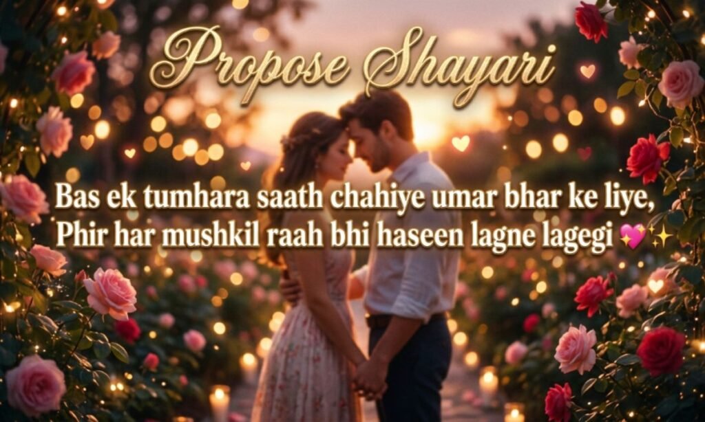 Propose Shayari