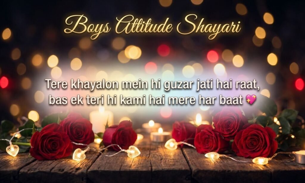 Boys Attitude Shayari